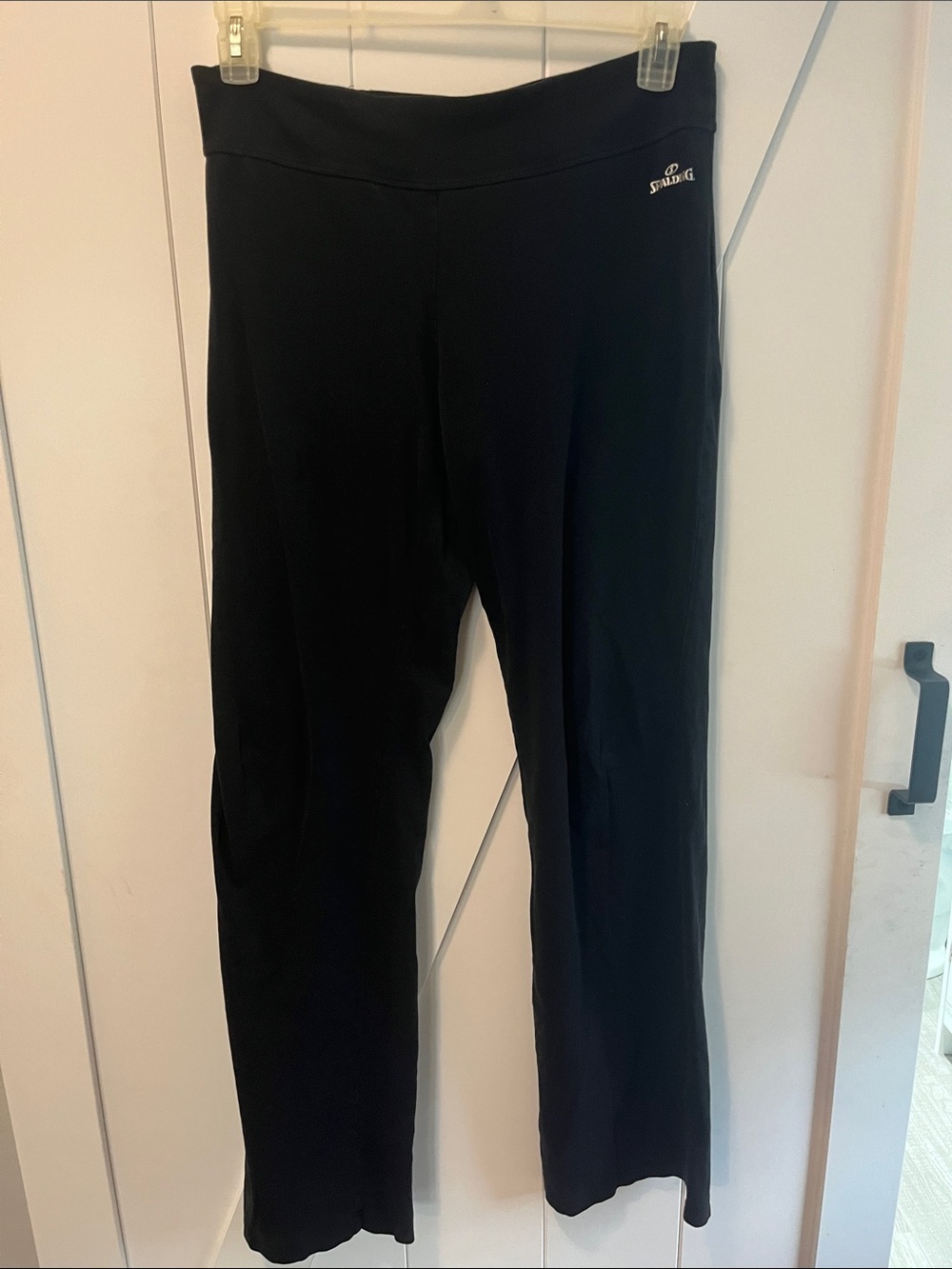 Spalding Women's Black Straight-Leg Athletic Pants